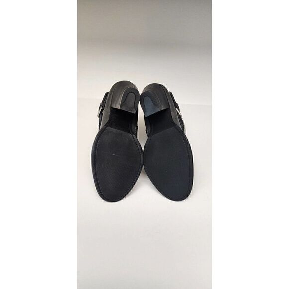 Daisy Fuentes 6M Valentina women's Western Ankle Bootie Gray Faux Leather - Picture 6 of 8